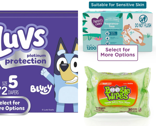 What’s in my diaper bag cover photo collage