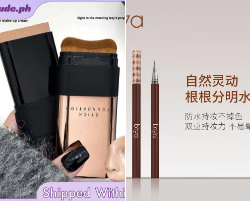 Kakashow Beauty Skin Hydrating Foundation Stick Flawless Hydrating Foundation Stick Foundation Foundation Concealer Long-Lasting Makeup cover photo collage