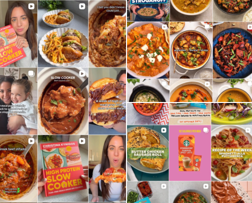 My Favourite Food Creators on Instagram | Healthy Recipes & Fitness Food cover photo collage