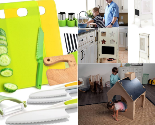 Montessori Around The Home cover photo collage