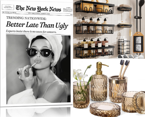 Stylish & Functional Bathroom Picks cover photo collage