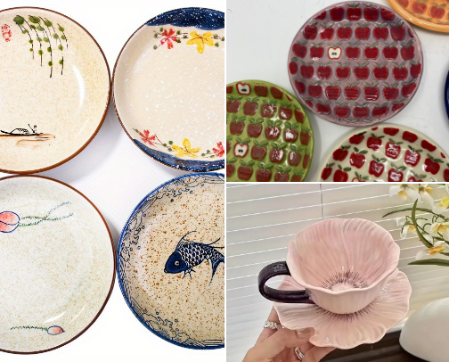 Ceramic Collection: Mugs, Plates, Coasters & Vases cover photo collage