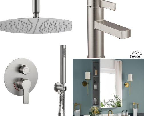 5 things I love about our master bathroom cover photo collage