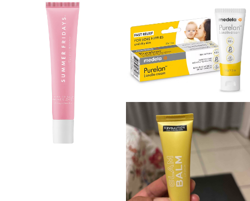 Best Lip Balms cover photo collage