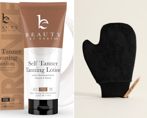 ☀️ Sunless Tanning Hacks for Healthy Girlies ✨ cover photo collage