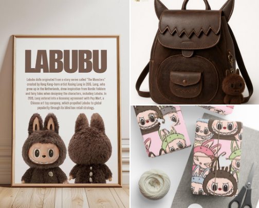 Transform your space and style with Labubu’s signature touch! cover photo collage