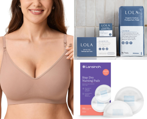 Postpartum/Breastfeeding cover photo collage
