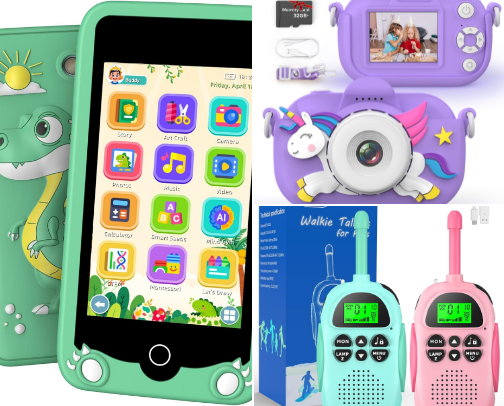 Kids electronics 🥰 cover photo collage
