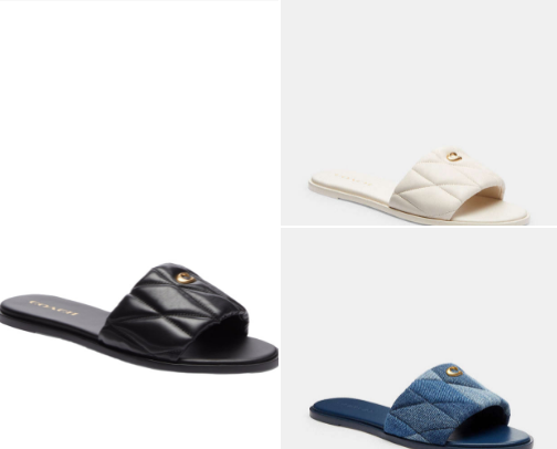 Coach FLATS/SANDALS cover photo collage