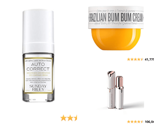Beauty Products I Can't Live W/Out cover photo collage