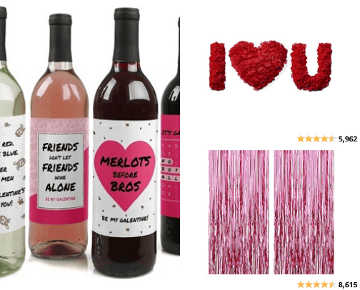 Valentine's decoration essentials cover photo collage