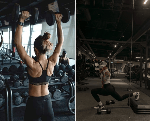 Gym outfits🏋🏽‍♀️ cover photo collage