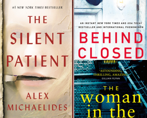 Thrillers I Burned Through on Weekends When I Couldn't Sleep Anyway cover photo collage