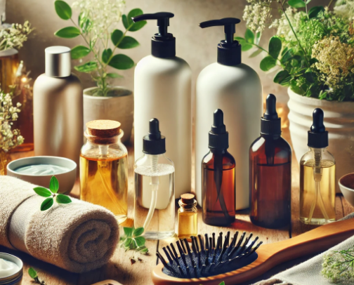Hair - products cover photo collage