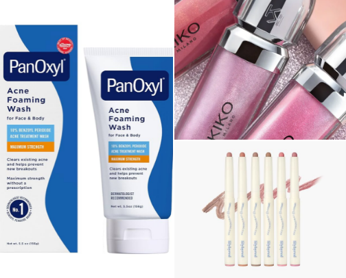 My all time fav skincare, makeup cover photo collage
