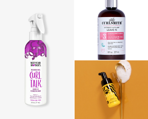 Curly hair care cover photo collage