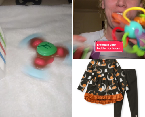 Baby toys cover photo collage