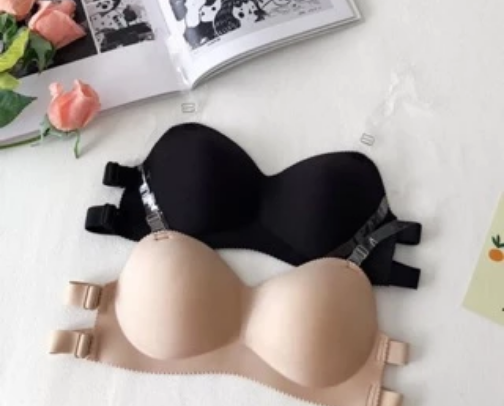 Backless bra cover photo collage