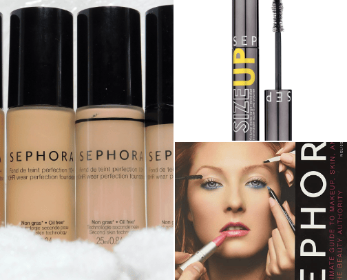 Sephora cover photo collage