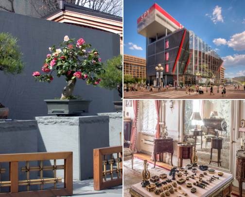 Attractions I love in the Washington DC area cover photo collage