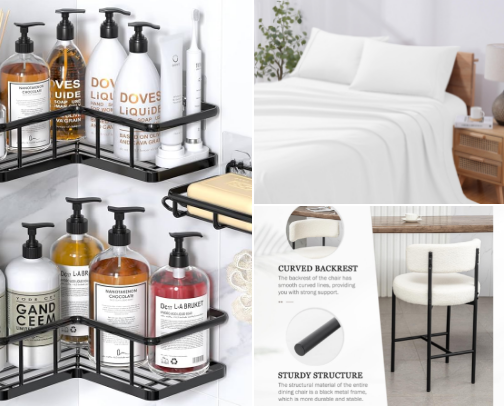 Amazon Home Finds on a Budget cover photo collage