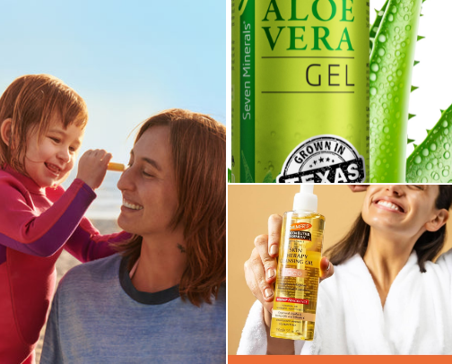 Summer Skin Essential Protection cover photo collage