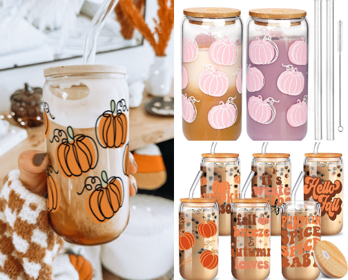 🍂 Viral Pumpkin Drinkware & Cozy Coffee Bar (Amazon) cover photo collage