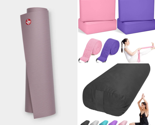 Yoga Item Must Haves For Beginners cover photo collage