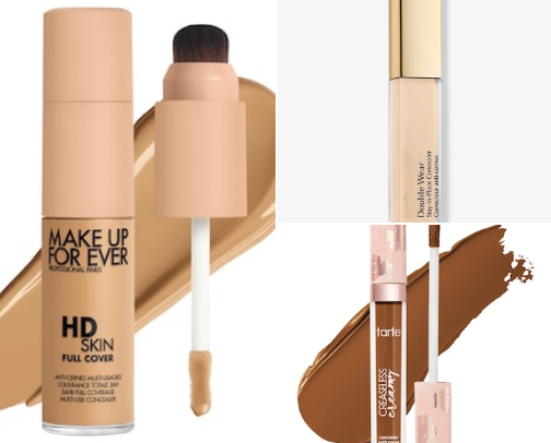Concealers that don't cake and look like your face cover photo collage