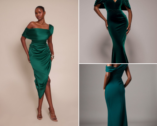 Wedding Guest Dresses For Dark Skinned Women cover photo collage