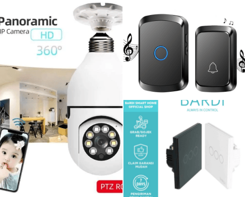 Smart Home System Technology From Shopee cover photo collage
