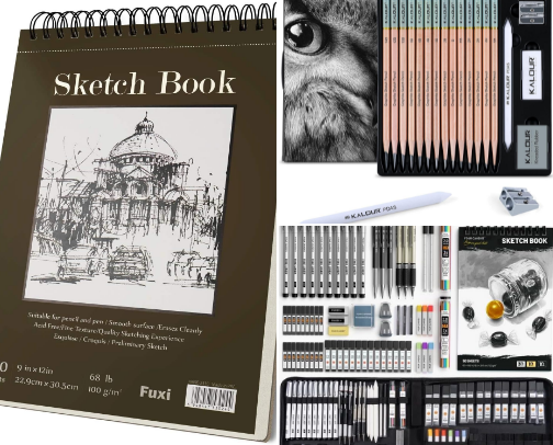 Homeschool Art Supplies cover photo collage