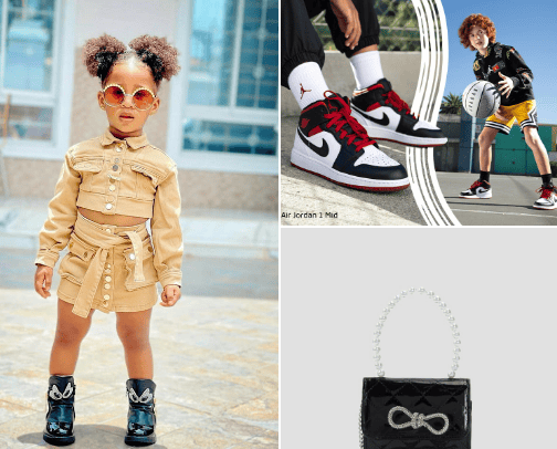 Kids clothes cover photo collage