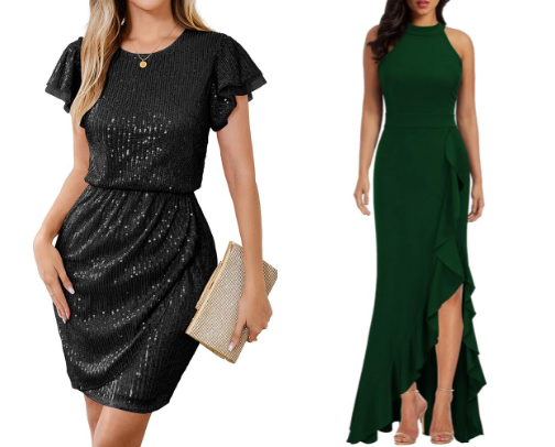 Holiday Evening Wear! cover photo collage
