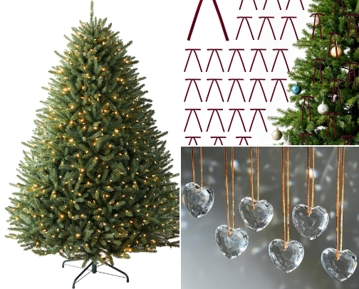 Neutral Farmhouse Christmas Tree cover photo collage