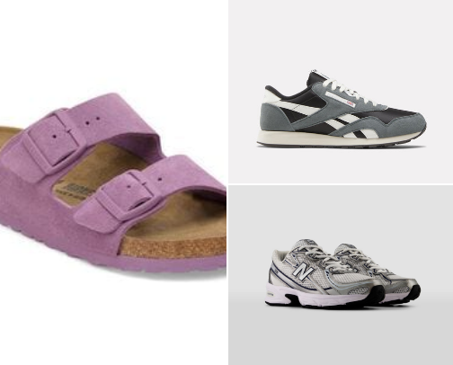Chic shoes cover photo collage