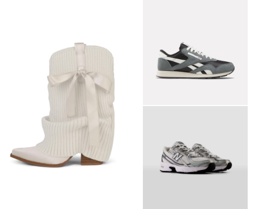 Chic shoes cover photo collage
