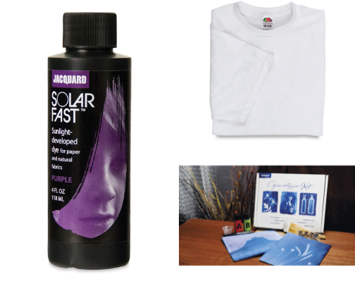 Make your own Cyanotype Prints and Tshirts!! cover photo collage