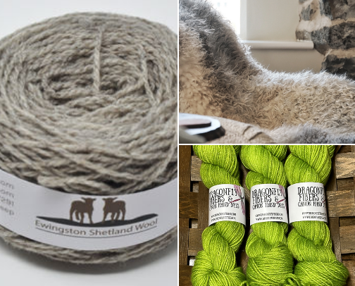 Cozy Scotland: Food, Yarn & Timeless Charm cover photo collage