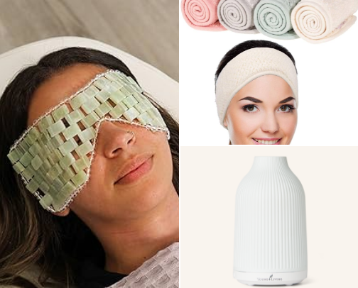 your at home spa treatments🧖🏼‍♀️ cover photo collage