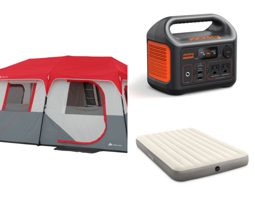 Our Cross-Country Camping Setup cover photo collage