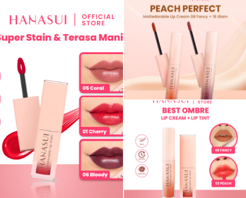 Lip tint Terbaik versi Pelajar & Anti Huruhara cover photo collage