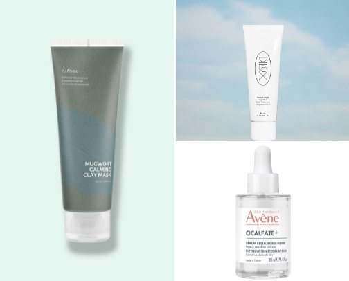 tried and tested: skincare saviors for senstive, reactive skin cover photo collage