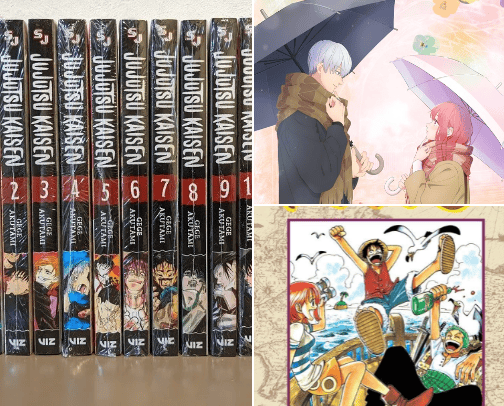 manga 📚 cover photo collage