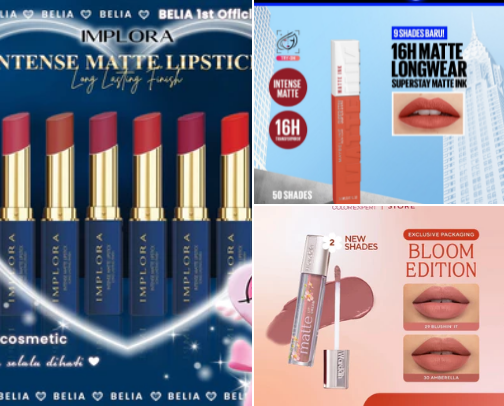 Lipstick 👀💋💄 cover photo collage