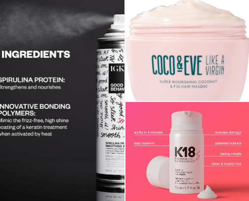 Best products for damaged hair cover photo collage