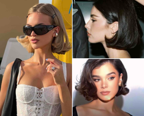 HELP! I just got a bob…. Now what do I do😰😰 cover photo collage