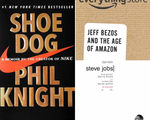 Shoe Dog: A Memoir by the Creator of Nike - Entrepreneurial Journeys cover photo collage