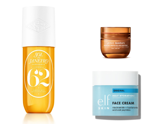 My go to self care products. cover photo collage