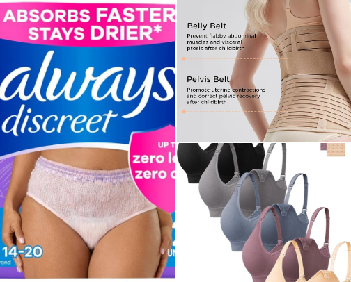 What You Actually Need for Postpartum Recovery cover photo collage